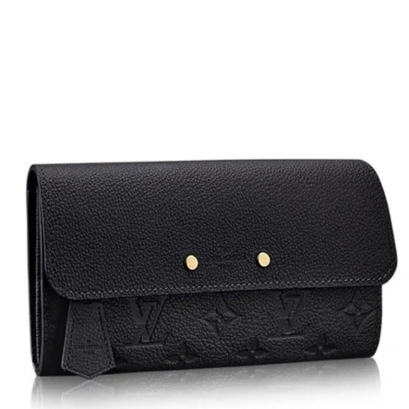 Louis Vuitton Black Empreinte Pont Neuf Monogram Wallet - Picture 2 of 10